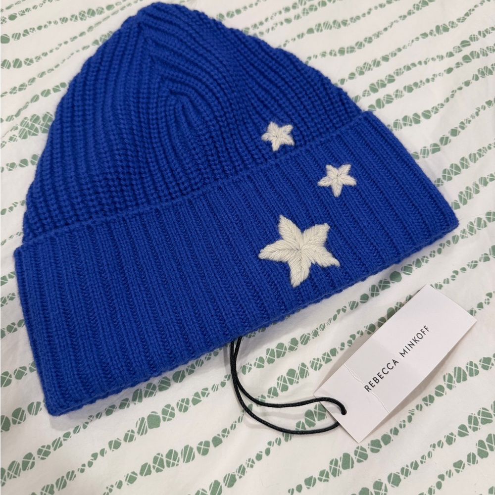 NWT Rebecca Minkoff Cobalt Blue Beanie
